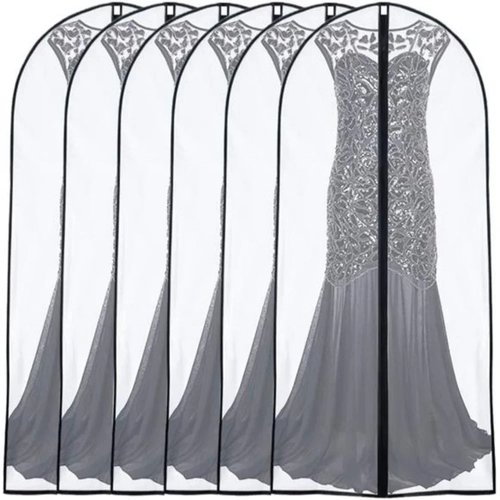 Garment Bags Cover for Storage 24''x60 '' (Set of 6)Foldable Washable Dress Bags